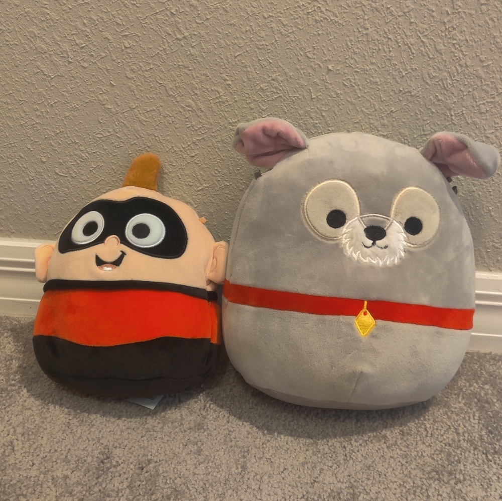 Disney Squishmallow Jack jack and tramp bundle